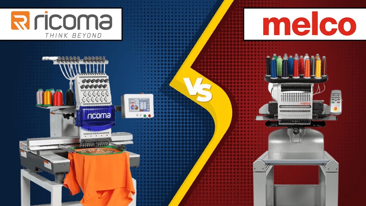 Ricoma Vs Melco Embroidery Machines Comparison| Full Guide