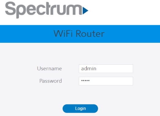 How do I log into my Spectrum router?