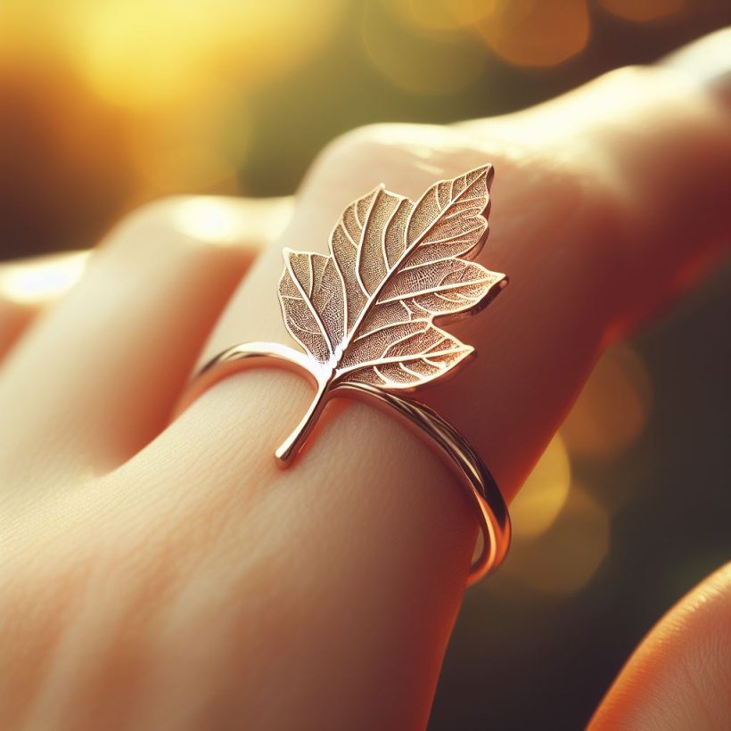 Leaf Engagement Ring Change of Traditional Diamond Rings