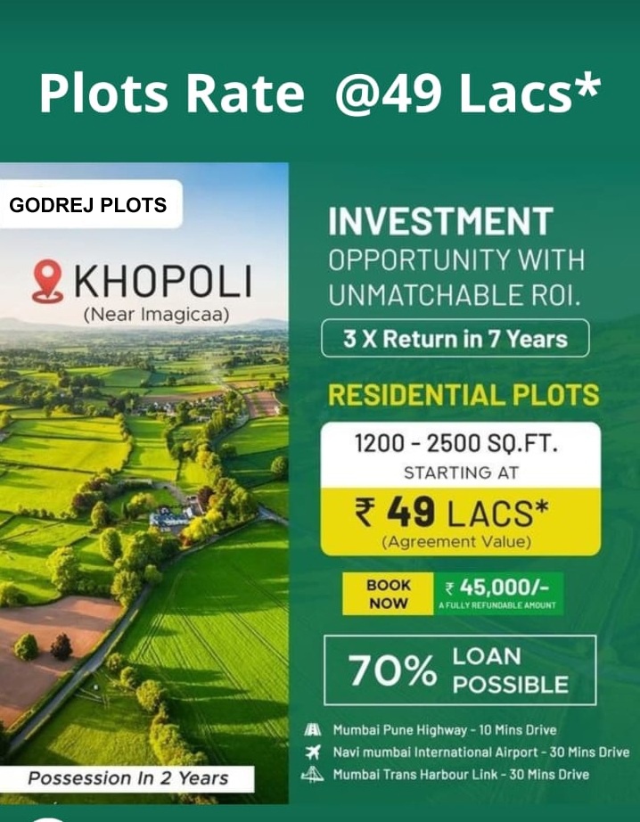Godrej Properties Khalapur – Giving Plots a New Meaning to Luxury Living