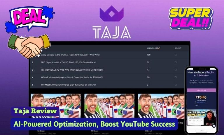 Taja Review | Boosts YouTube Success | Lifetime Deal