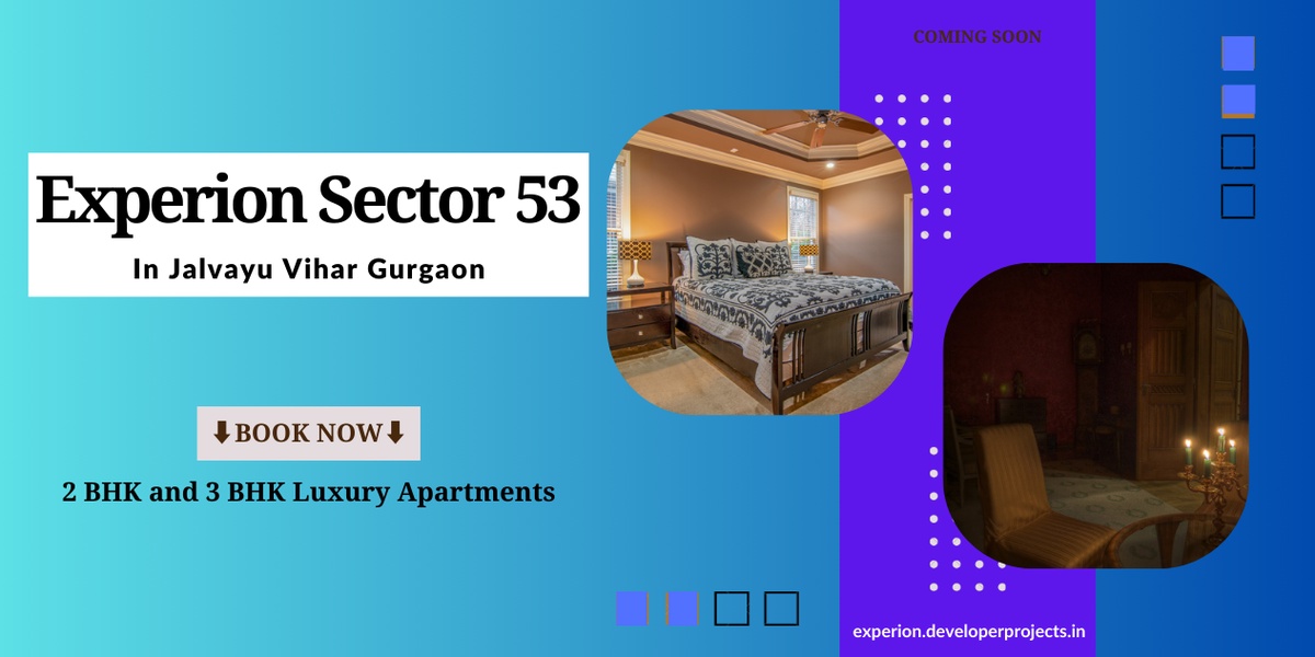 Experion Sector 53 Gurgaon - Exceptional Style With Natural Views