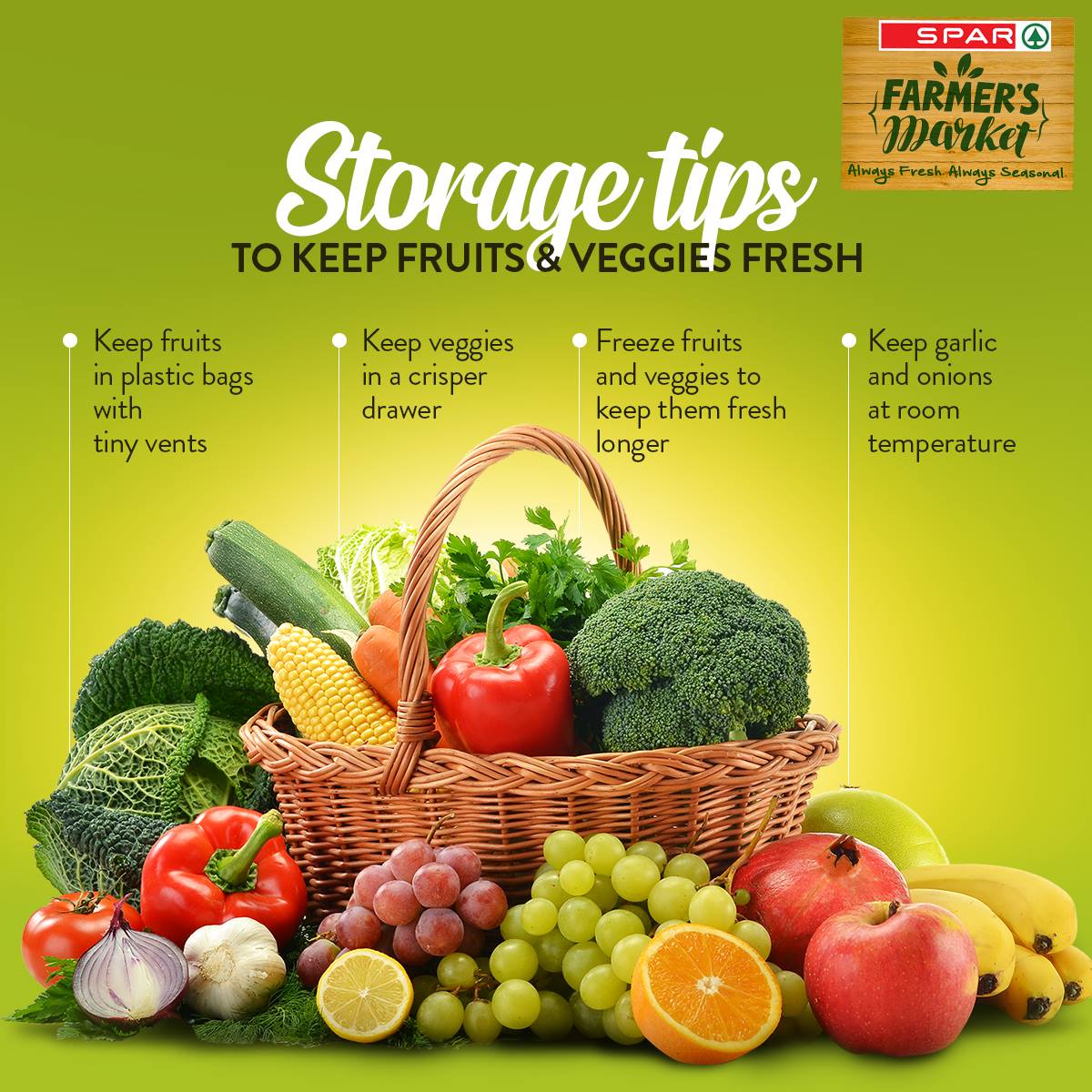 How to Choose the Freshest Fruits and Vegetables when Shopping Online?