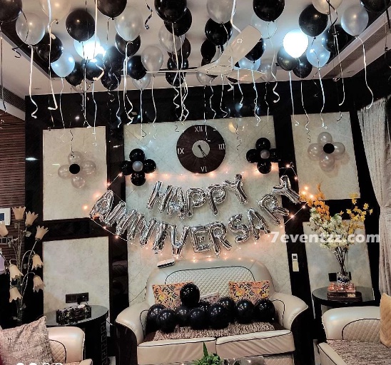 Elevate Your Celebrations: Anniversary Decoration at Home with 7evantzz