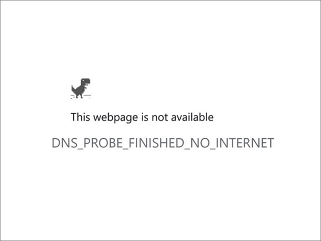 How to Fix “DNS Probe Finished No Internet” Error