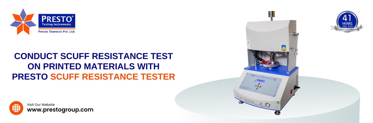 Conduct Scuff Resistance Test on Printed Materials with Presto Scuff Resistance Tester