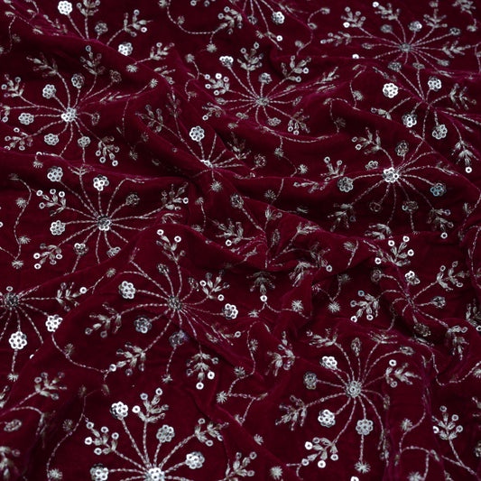 Elevate Your Style with Exquisite Velvet: Exploring the Charm of Embroidered Velvet Fabric from KCCreations Collections