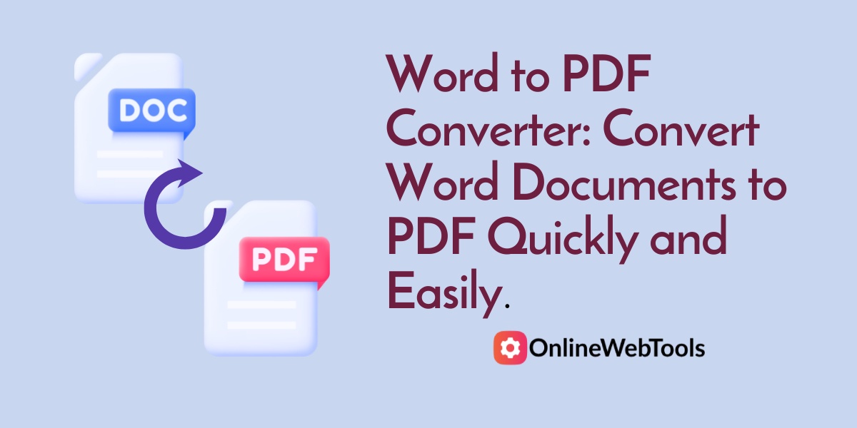 How to Convert Word to PDF?