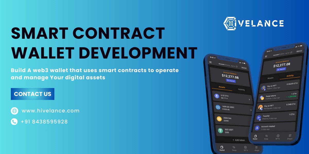 Build A web3 wallet that uses smart contracts to operate and manage Your digital assets