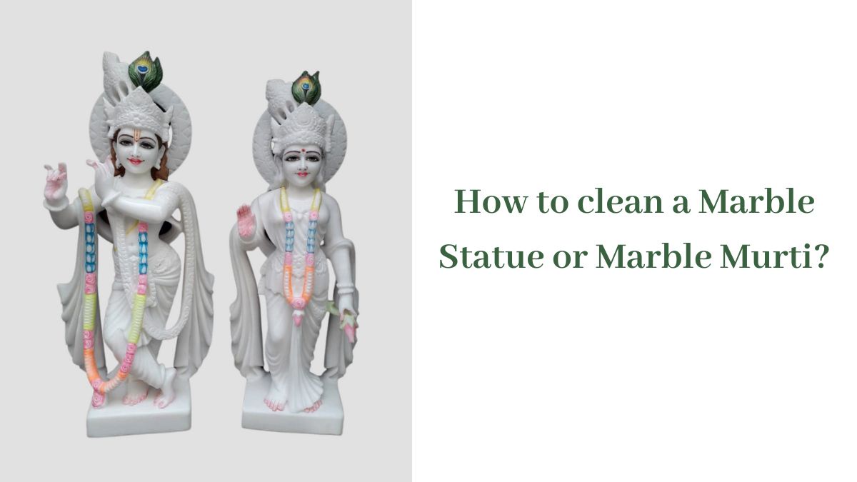 How to clean a Marble Statue or Marble Murti?