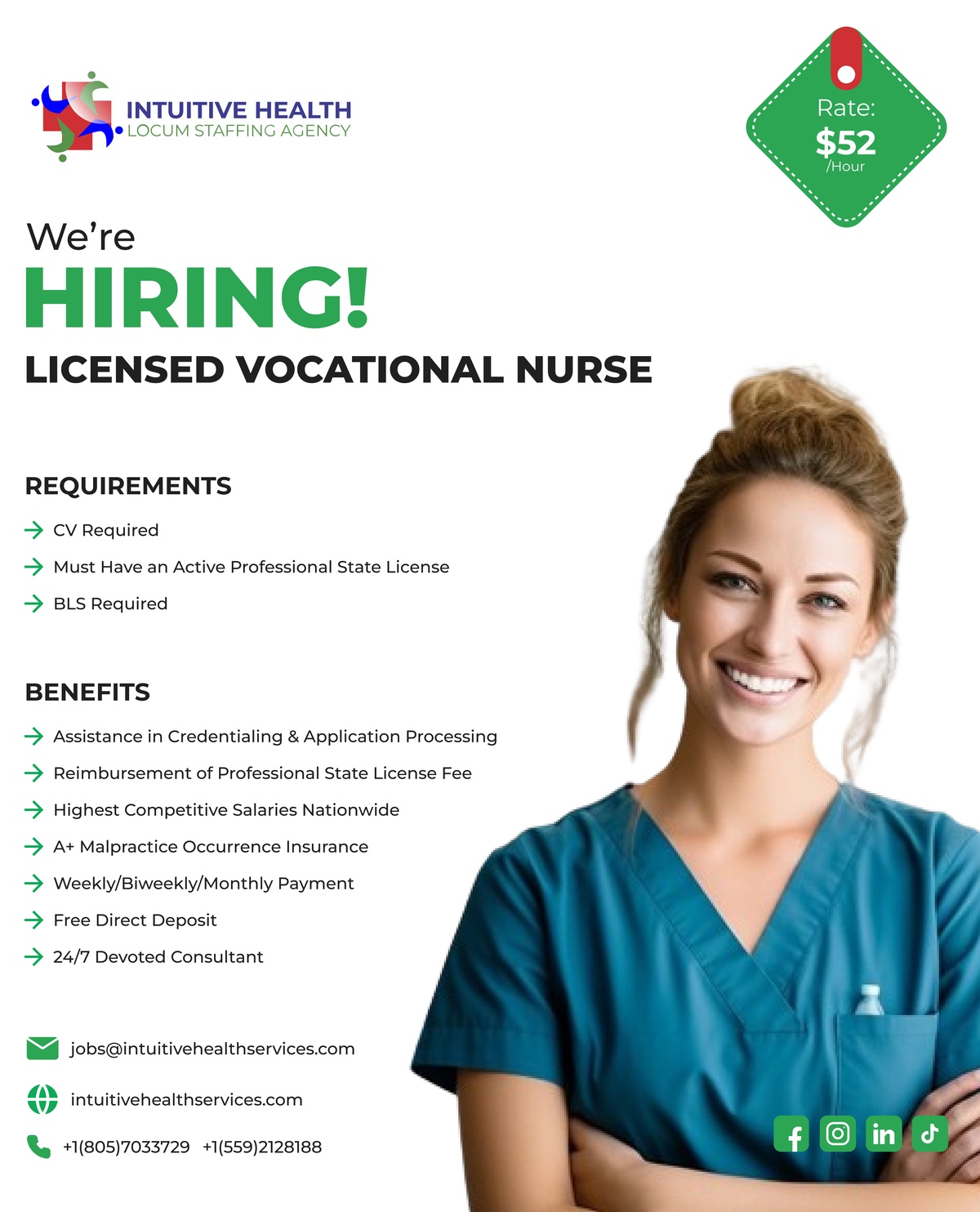 Job For LICENSED VOCATIONAL NURSE at Department of State Hospitals-Napa