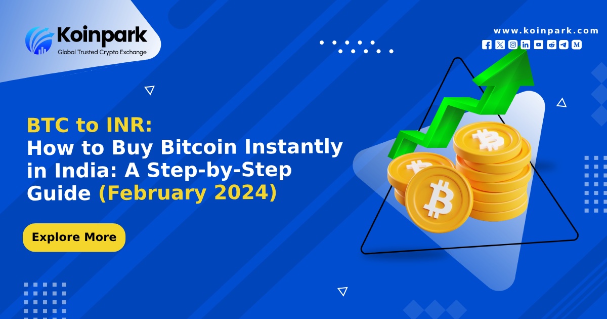 BTC to INR | How to Buy Bitcoin Instantly in India: A Step-by-Step Guide (February 2024)