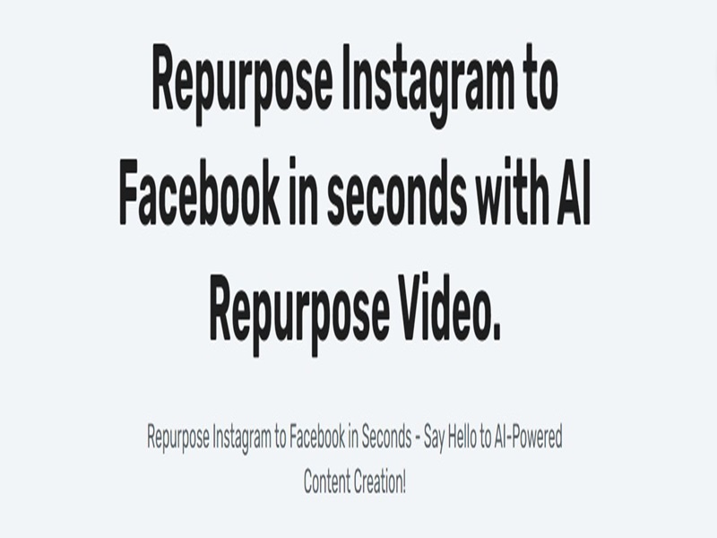 Craft Professional Content: Repurpose Instagram to Facebook in Minutes