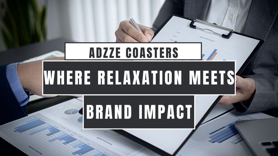 Elevate your brand's visibility with Adzze's innovative advertising coasters
