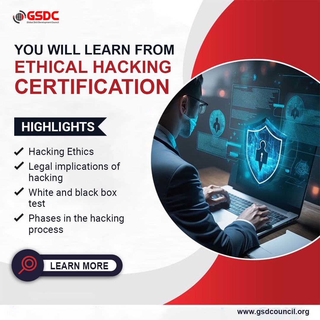 You will Learn from Ethical Hacking Certification