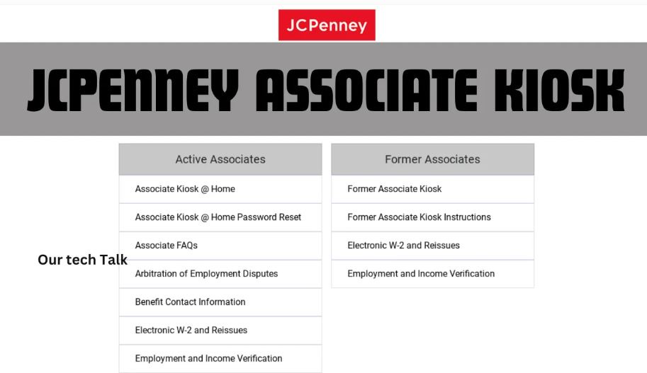 JCPenney Associate Kiosk: Your Gateway to Employee Excellence