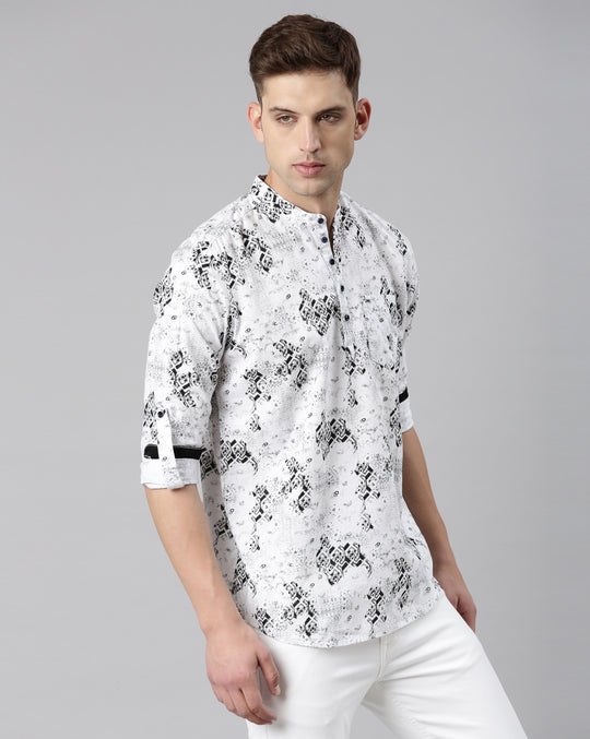Elevate Your Style with Printed Kurta for Men