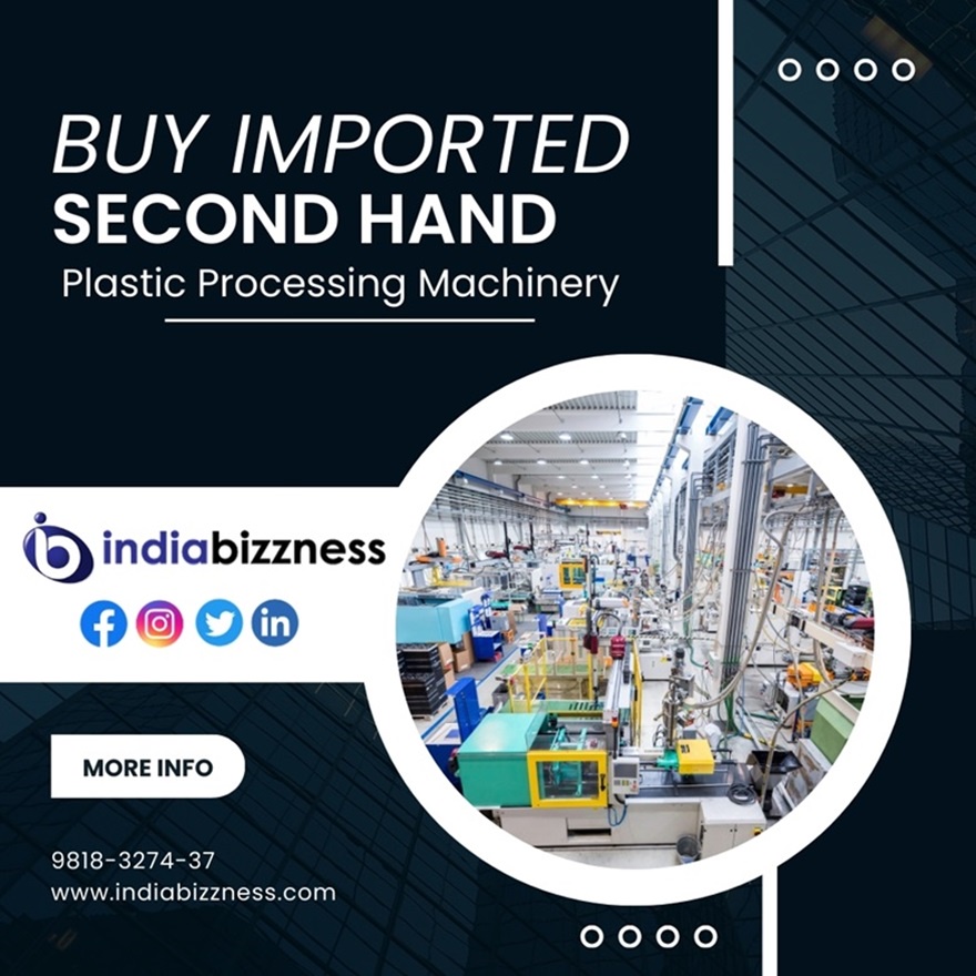 Buy Used Imported Plastic Processing Machinery