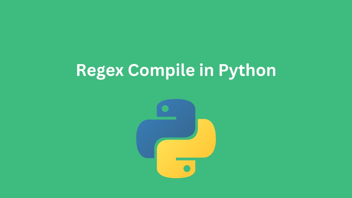 Regex Compile in Python