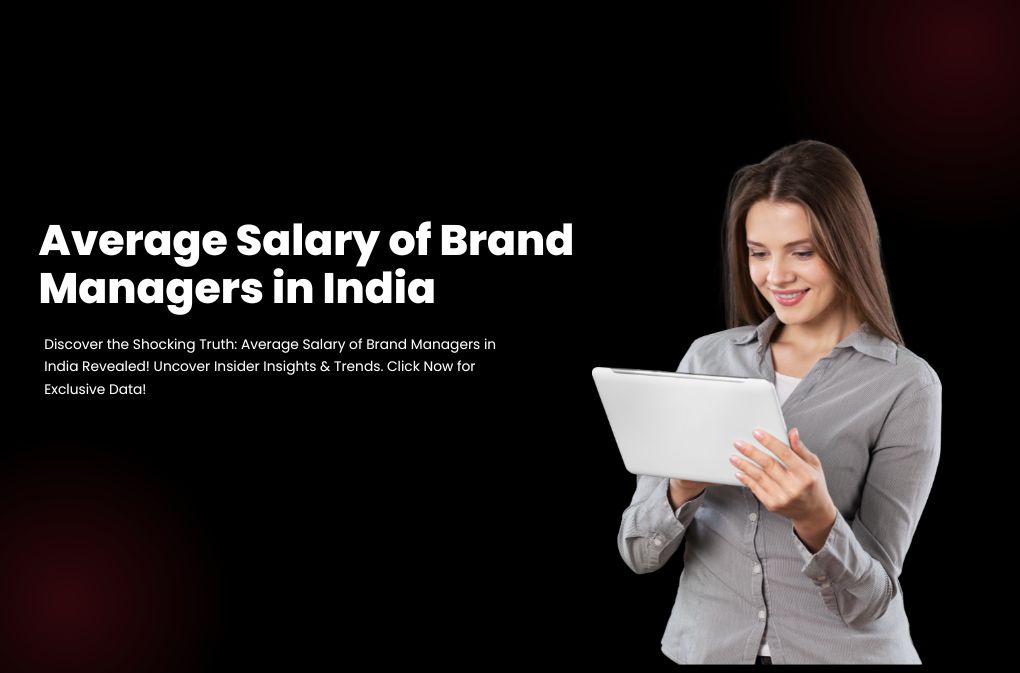 Average Salary of Brand Managers in India