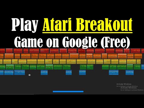 Bricks and Paddles: Playing Atari Breakout Hidden in Google Images