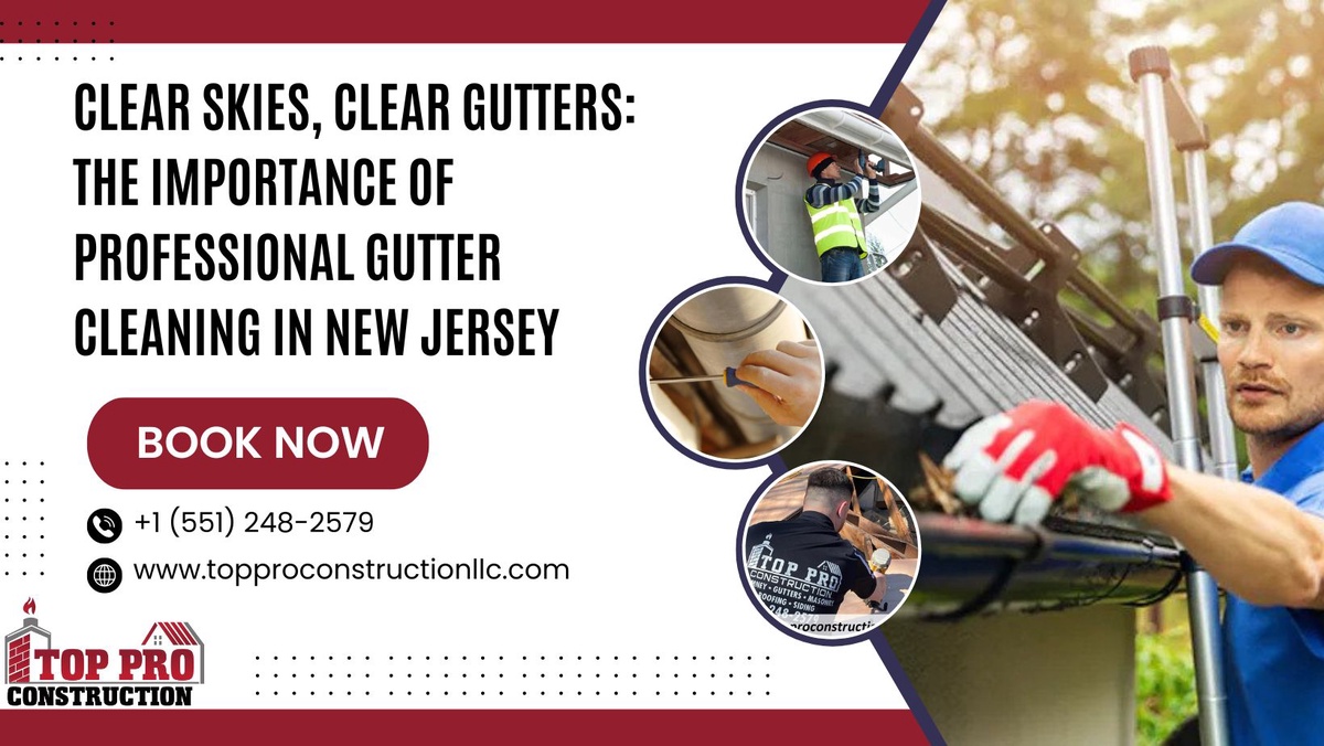 Clear Skies, Clear Gutters: The Importance of Professional Gutter Cleaning in New Jersey