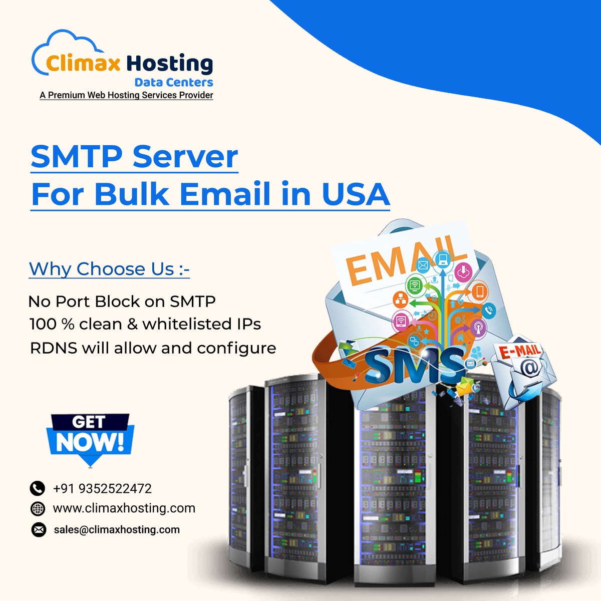 Promote your business with best SMTP server for bulk email in USA