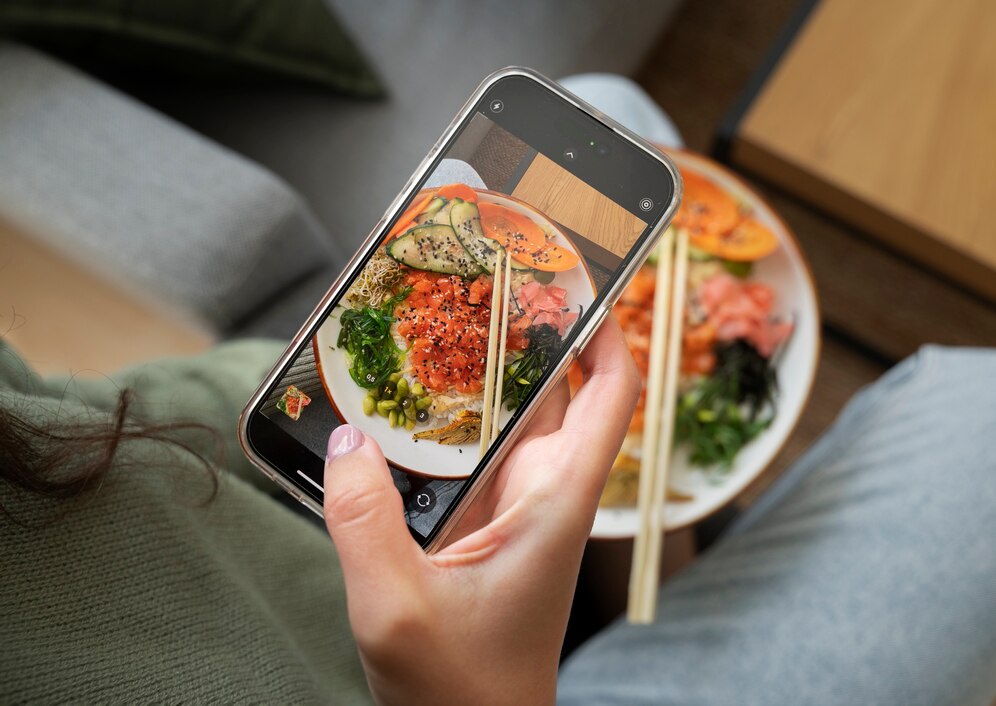What advantages does the development of online food ordering and delivery applications offer?