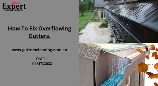 How To Fix Overflowing Gutters.