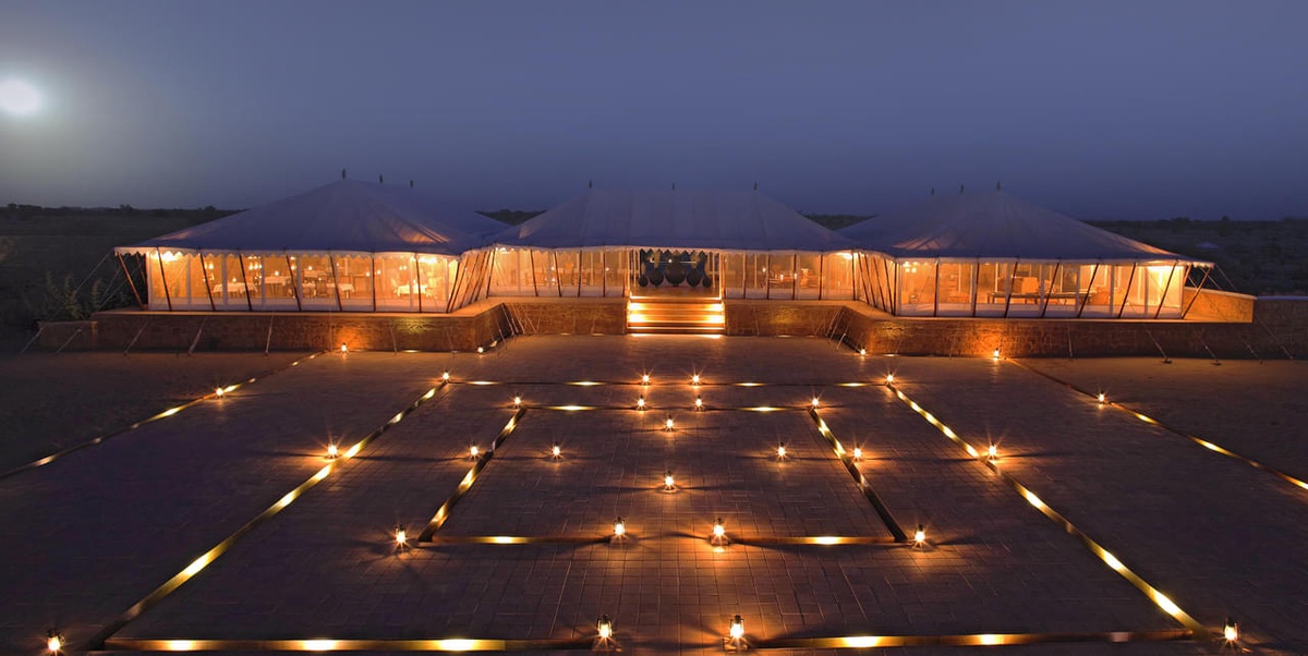 Luxury Amidst the Dunes: Jaisalmer's Premier Deluxe Tent Experience
