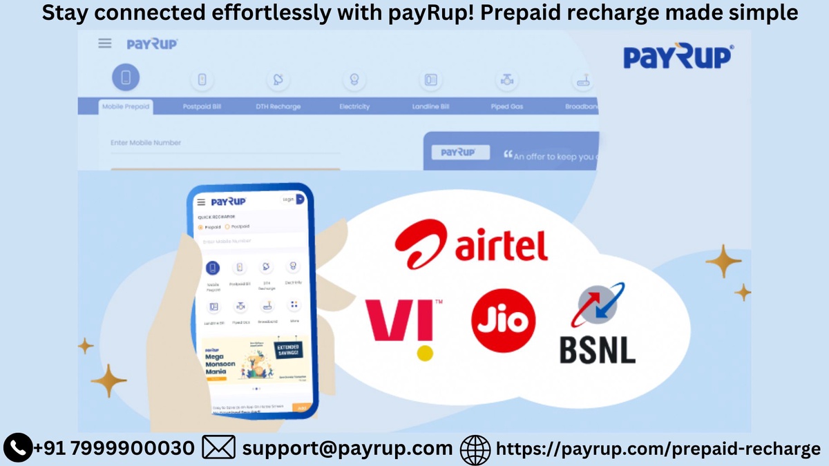 Swift Recharge Prepaid Convenience with payRup.