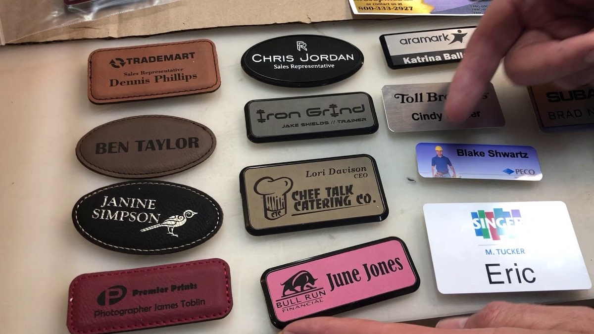 Exploring Different Types of Name Badges and Their Practical Uses