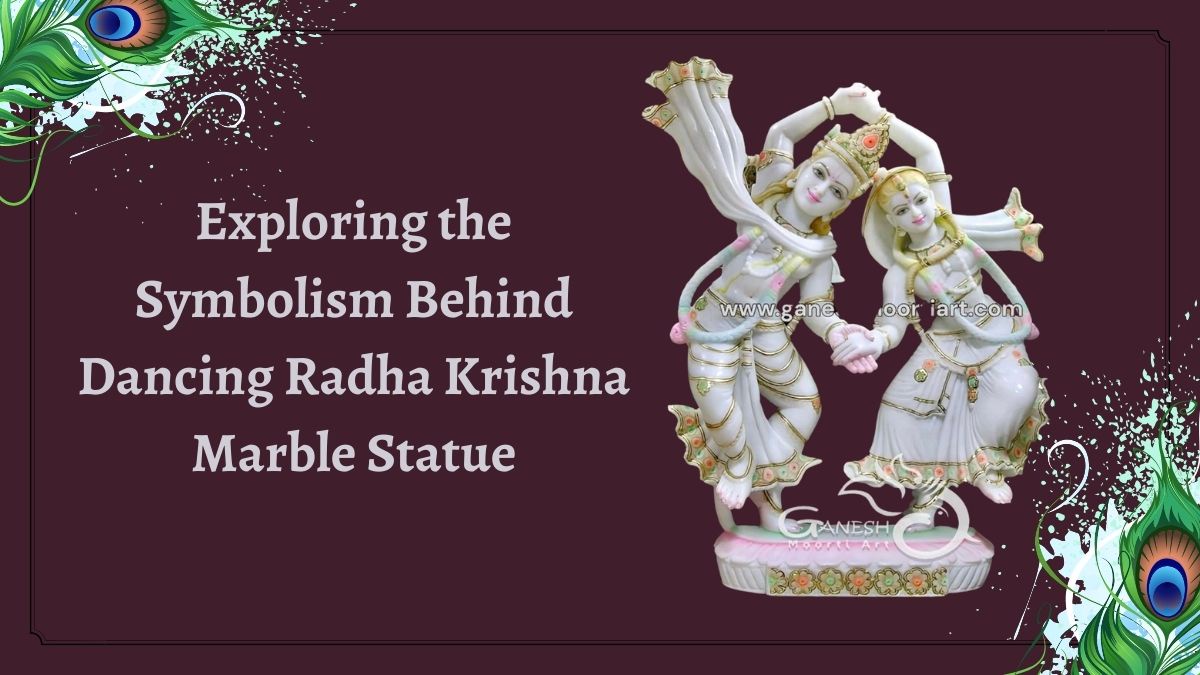 Exploring the Symbolism Behind Dancing Radha Krishna Marble Statue