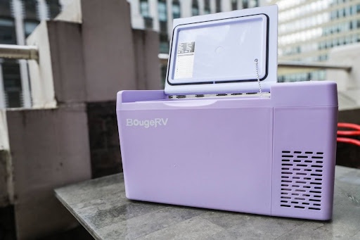 A Splash of Purple in the Great Outdoors: My BougeRV Fridge Experience