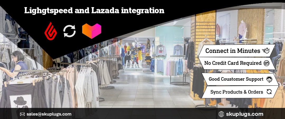 Vend (Lightspeed XSeries) Lazada Integration through SKUPlugs - sync products and orders between both platforms