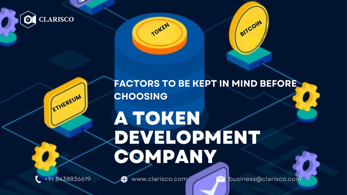 Factors to be kept in mind before choosing a token development company