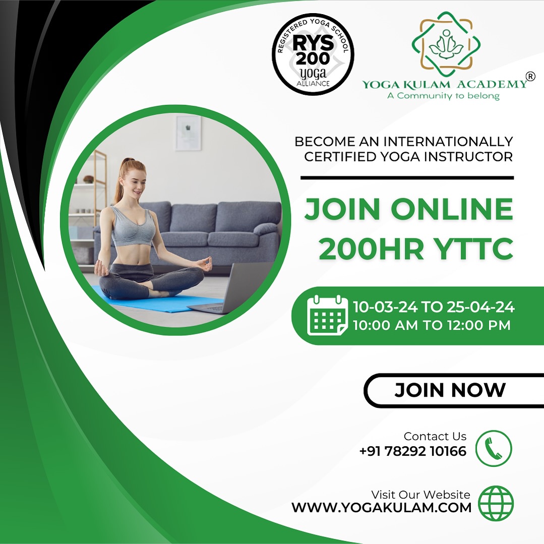 Yogakulam Academy Launches Innovative 200-Hour Online Yoga Teacher Training Course
