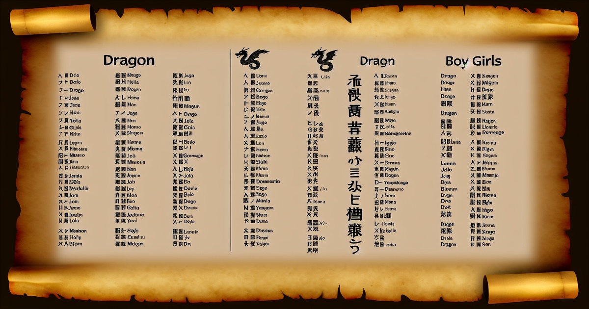 Unveiling the Mystique: Japanese Names that Mean Dragon