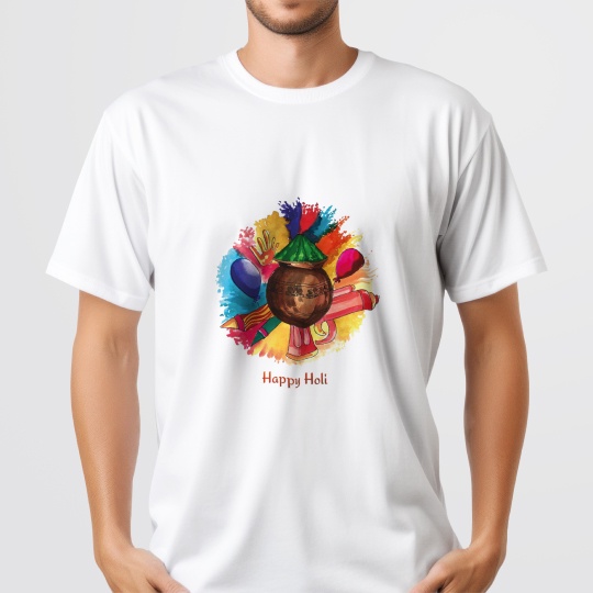 Happy Holi T-shirts: Celebrate the Festival of Colors in Style