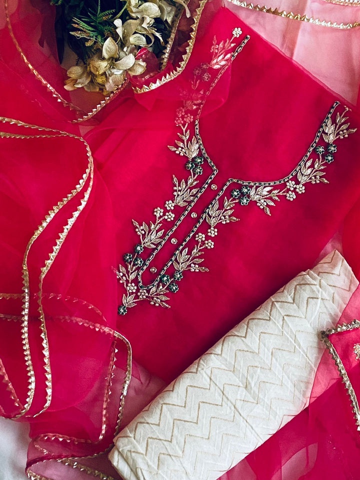 Buy Golden Tissue Sarees and the Artistry of Gota Patti Work Suits