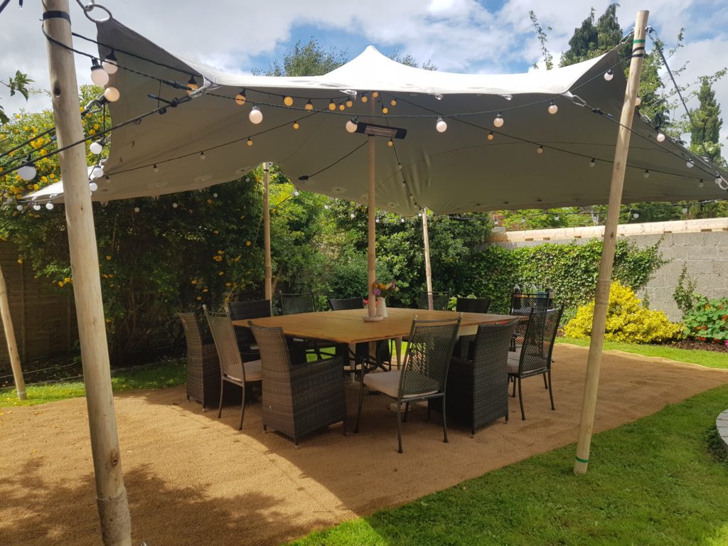 Are There Any Safety Precautions That Should Be Taken When Installing a BILD Structure Garden Canopy?