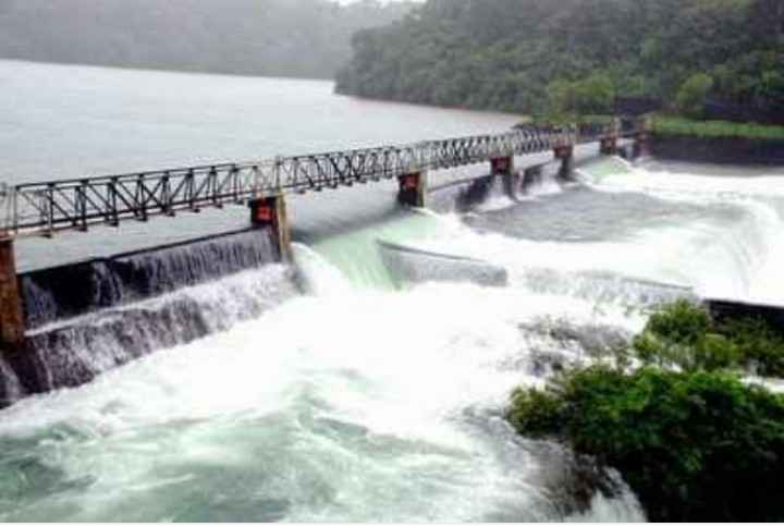 "Radhanagari Dam: the massive hydroelectric power project in Kolhapur"