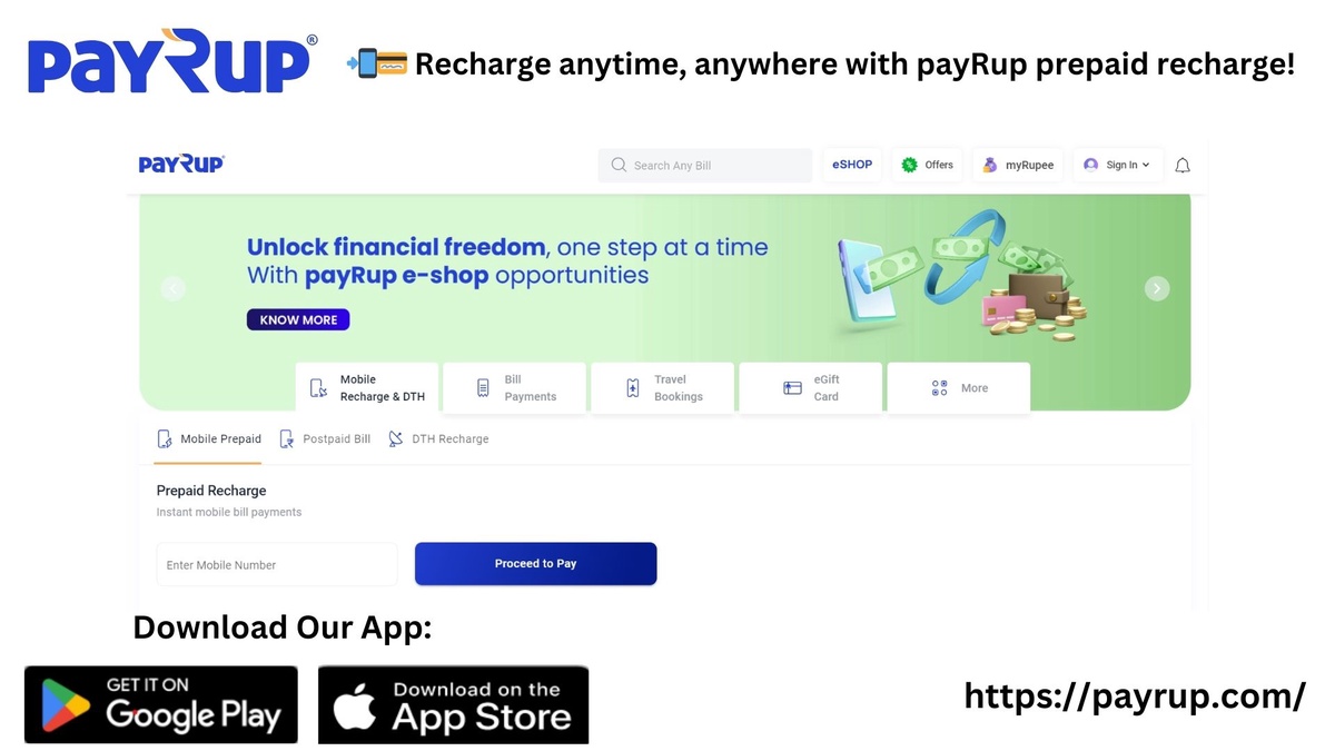 Accessible Communication | payRup Prepaid Recharge.