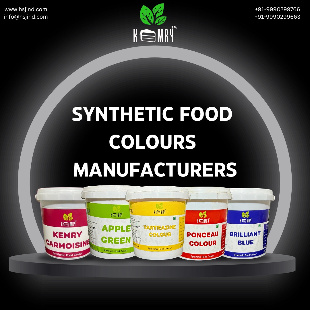 Synthetic Food Colours: Used for Various Purposes | Kemry | HSJ Industries