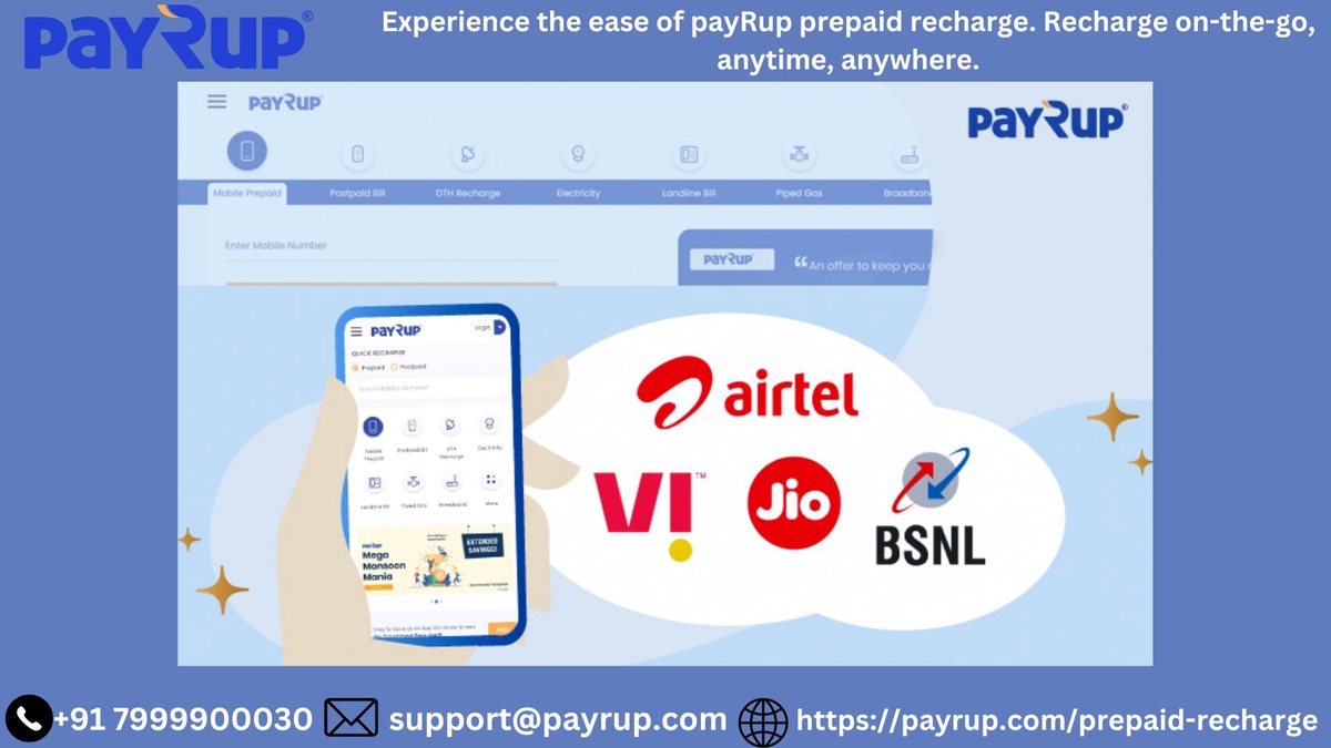 Reliable and Swift: payRup Prepaid Refills