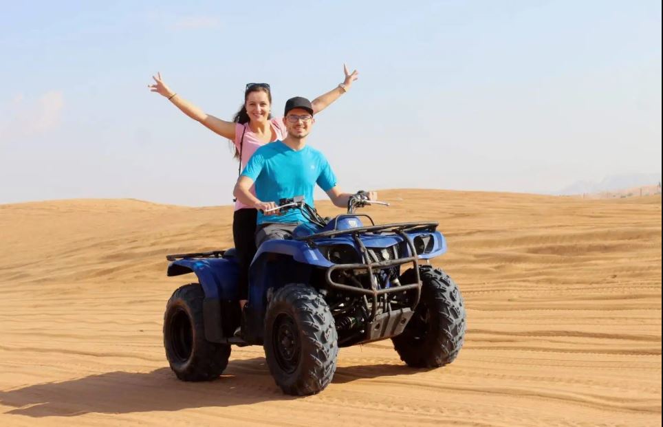 Thrill Unleashed: Embark on an Adventure with Javid Buggy's Yamaha Quad Bike Tour in Dubai