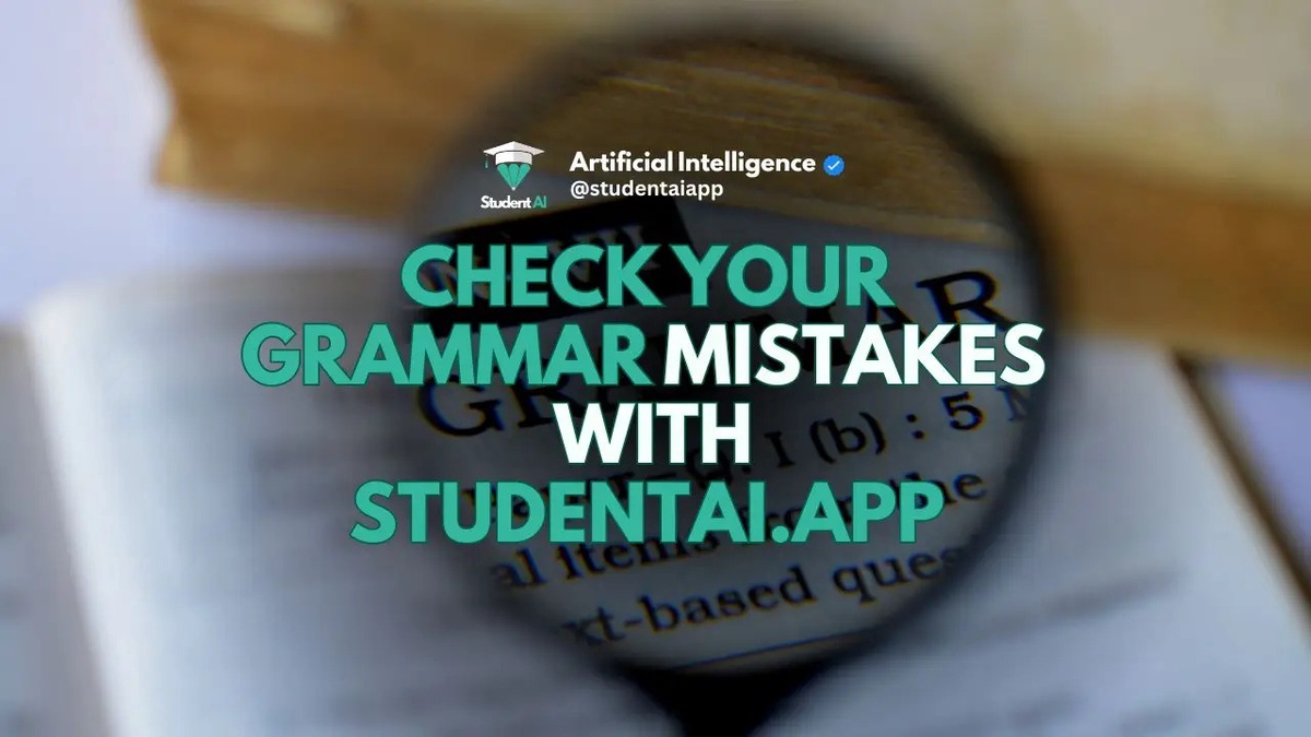 StudentAi.app’s Grammar Checker