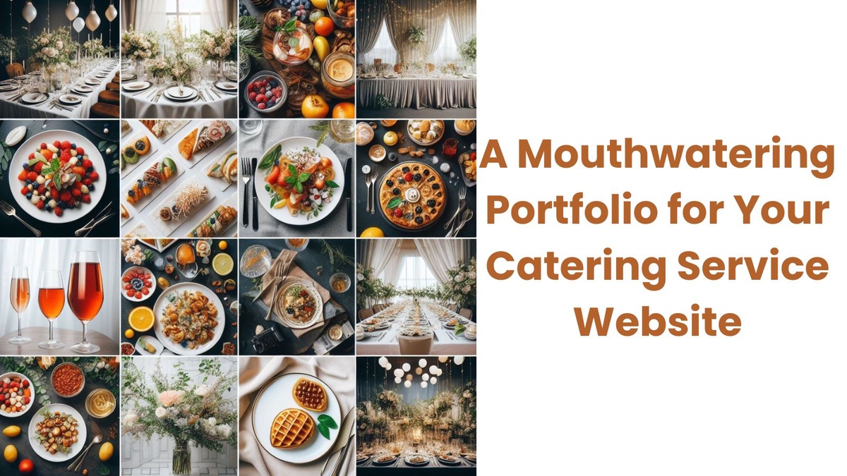 How to Create a Mouthwatering Portfolio for Your Catering Service Website
