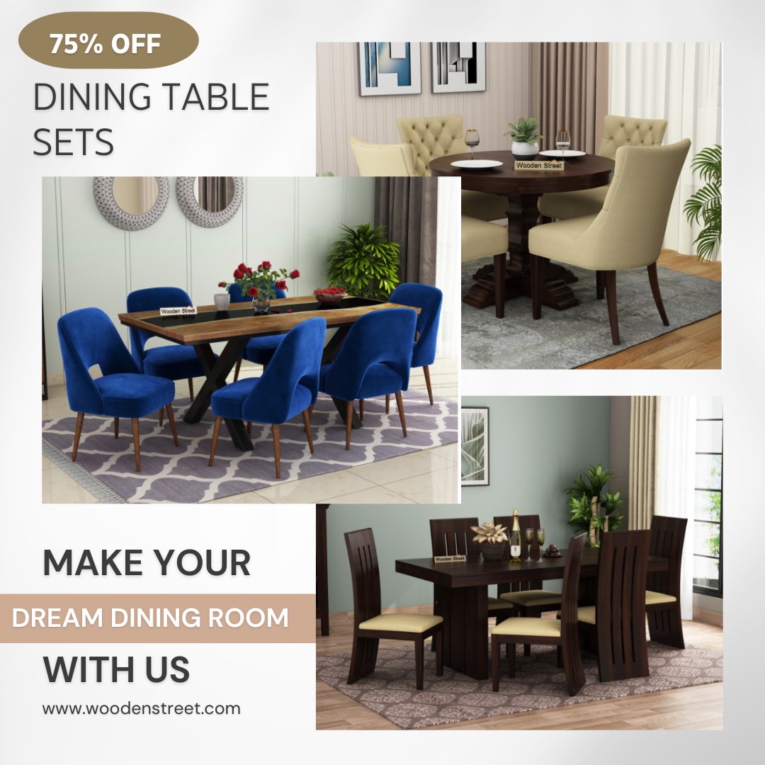 5 best dining table sets under 30,000 from WoodenStreet