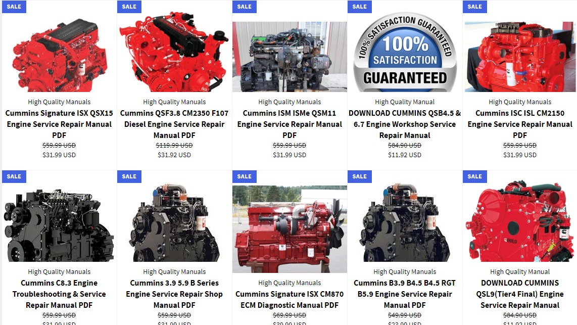 Empower Your Repairs with Cummins Manuals - Your Ultimate Online Resource